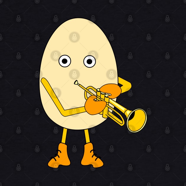 Trumpet Egghead by Barthol Graphics